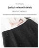Minigonna Nera con Paillettes da Donna 2025 - Flanella di Lana Slimming High-End a Portafoglio Bodycon per Autunno/Inverno