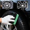 Car Square Polishing Waxing Sponge Durable Water-Groove Sponge for Oil Stain Removal Car Care Automotive Detailing Cleaning Tool