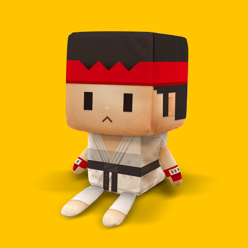 Capcom VOXENATION Plush Toy CAPCOM40th Street Fighter Ryu Approximately H160 x W80 x D80mm Made of Polyester Cotton