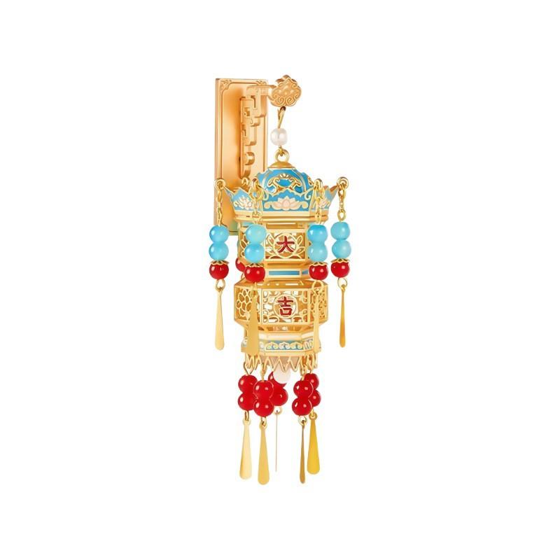 Beijing Palace Museum Grand Gedi Palace Lantern Refrigerator Sticks Lantern Glowing Tourism Chinese Refrigerator Magnets