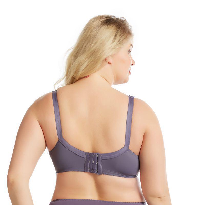 Women's Plus Size Lace Push-Up Bra with Underwire and Side Support