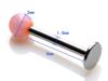 Acrylic Stainless Steel Eyebrow Navel Belly Lip Nose Tongue Rings Body Piercing Jewelry Bar Ring  105pcs/set
