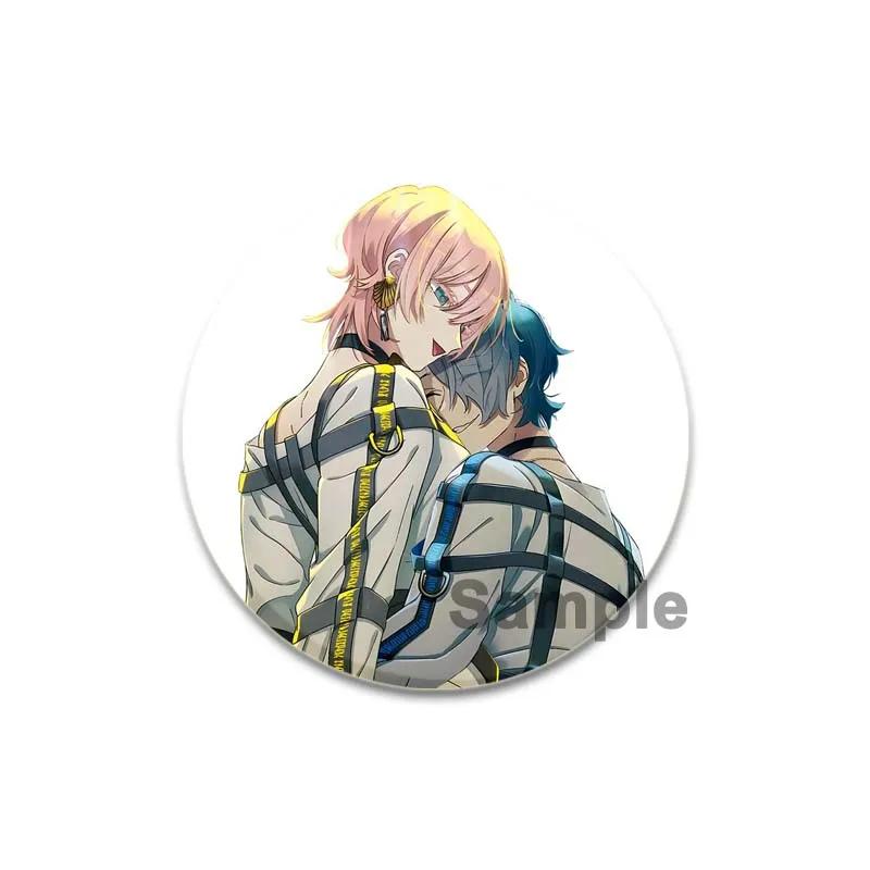 32/44/58 mm Milgram Brosje Haruka Yuno Cosplay Merker Emaljepinner for ryggsekk Klær Mote Smykker Tilbehør Gave