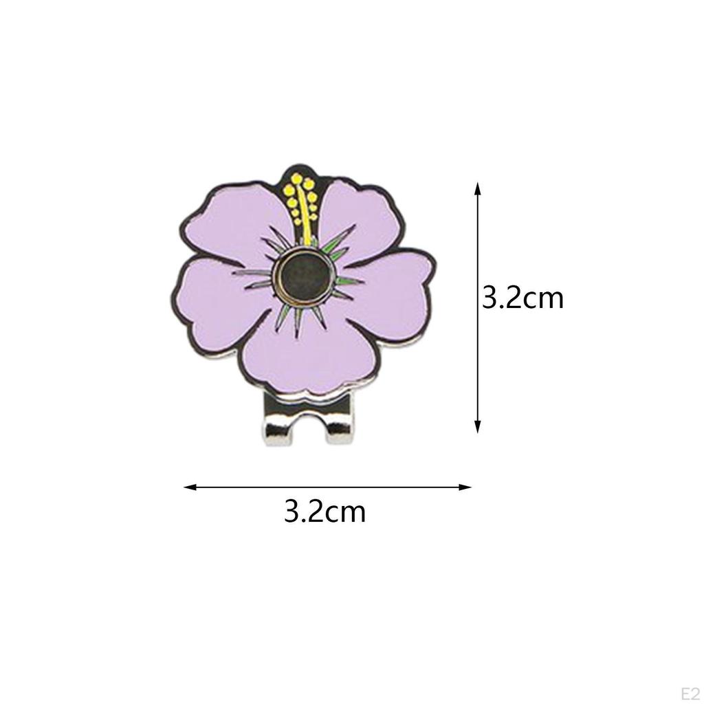 Flower Golf Ball Marker Mark Tool Gifts for Men Women Golfers