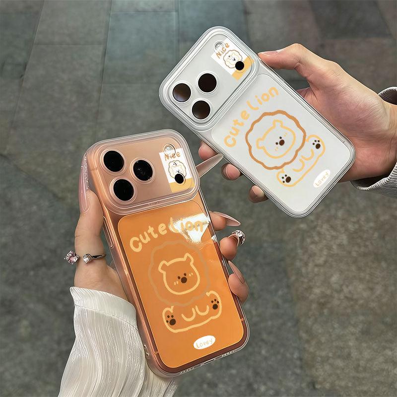 

Eye-Catching Cartoon Apple 17 Pro Max Soft Phone Case - Drop-Proof with Integrated Camera Button Apple 15