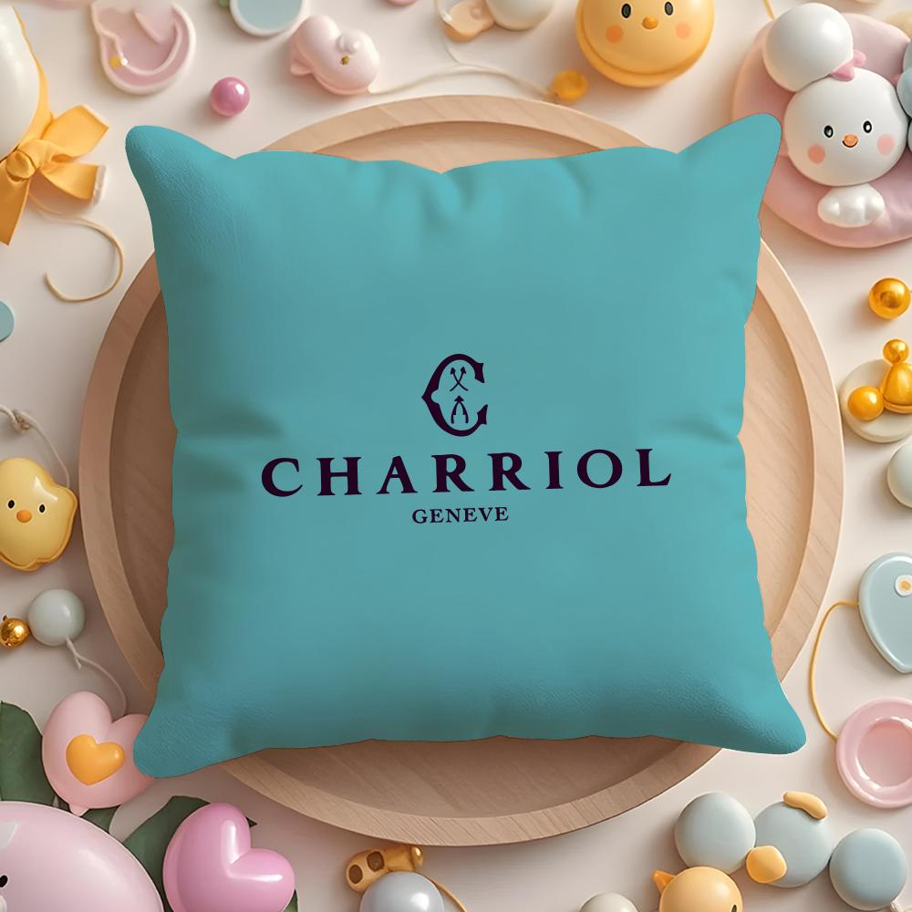 French C-Charriol Cushion Cover Home & Car Multi-Scene Pillow Cover - Reversible, Soft & Durable for Daily Use