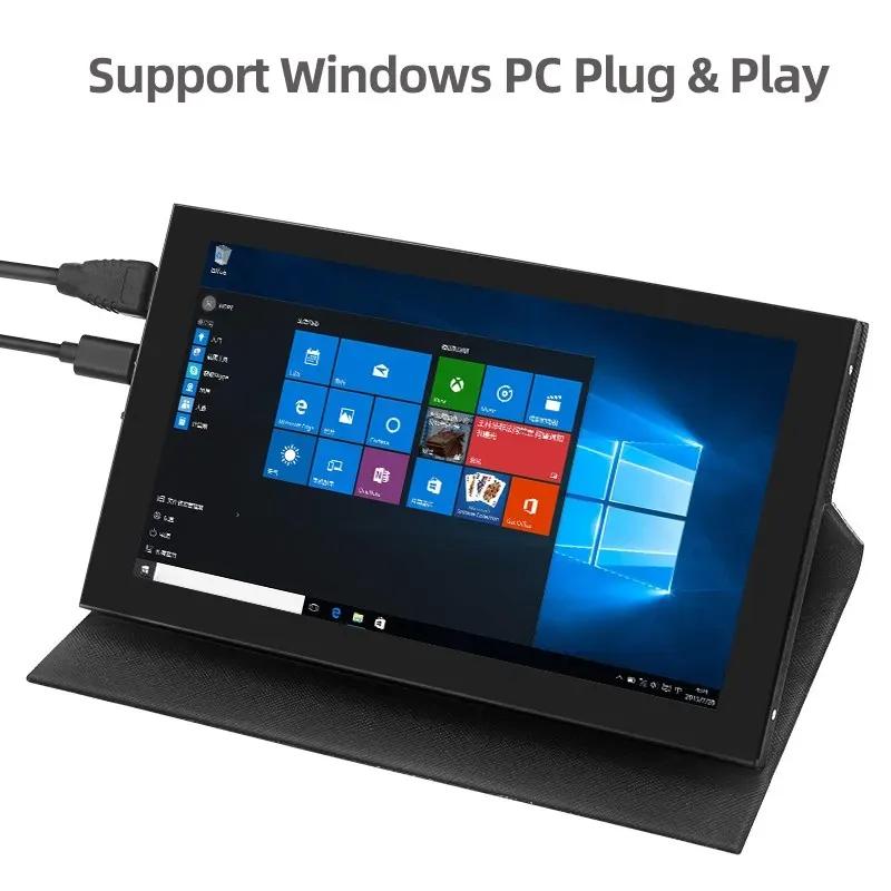 7 Inch IPS Touch Screen Monitor External Screen HDMI LCD for Raspberry Pi Orange Pi Windows PC Cortical Case Portable Monitor