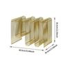 Wire Magazine Holder Side Table Modern Crafted Metal Rack End SpaceSaving for Desktop