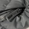 Used 9212 Crude Cell Quilted Gilet 3H0156DA 7865 34 Logo Silicone Drawcord Unused Serie Patch Black Women's from Japan