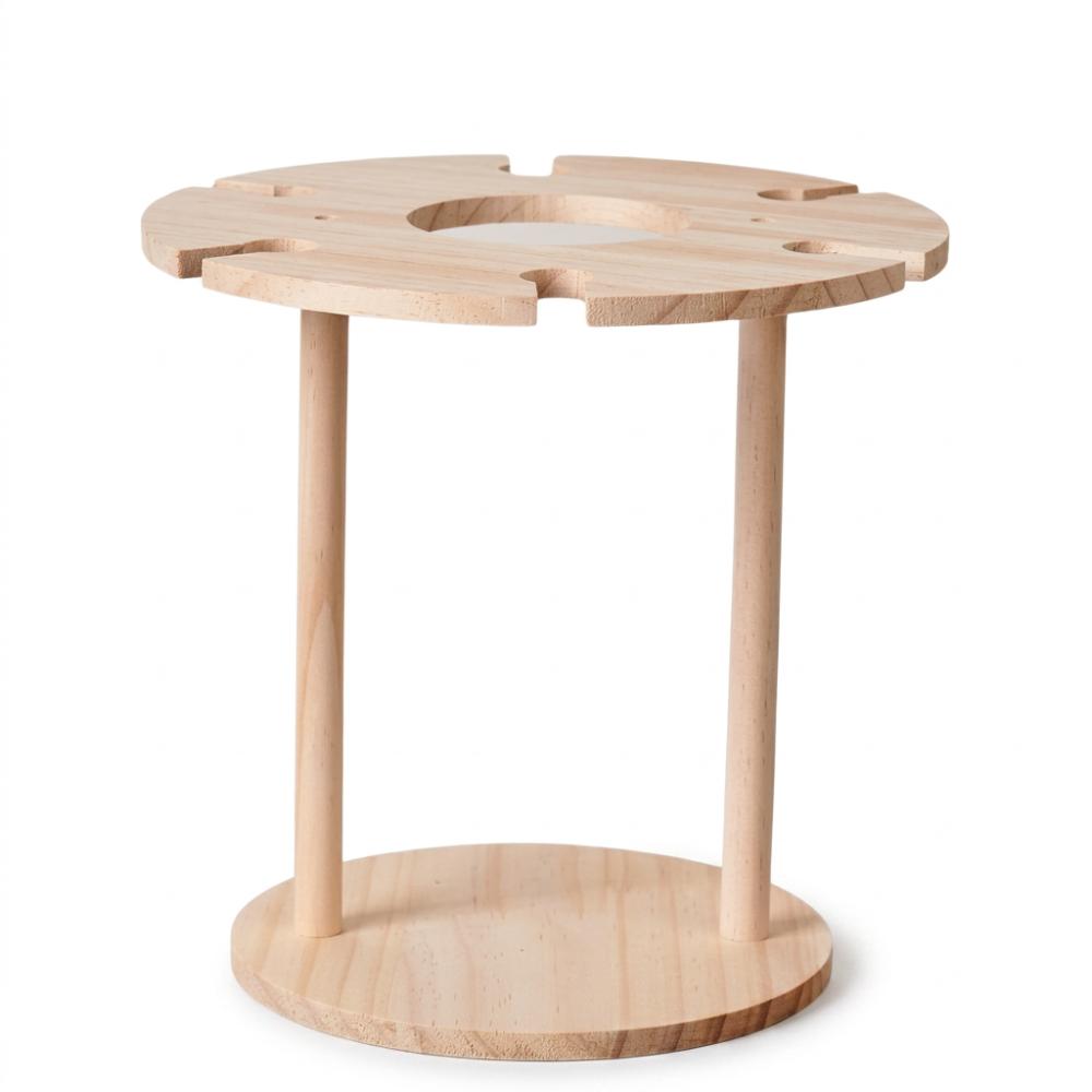 Wooden Wooden Wine Rack Holds Six Glasses Wine Bottle Holder Wine Glass Holder Countertop