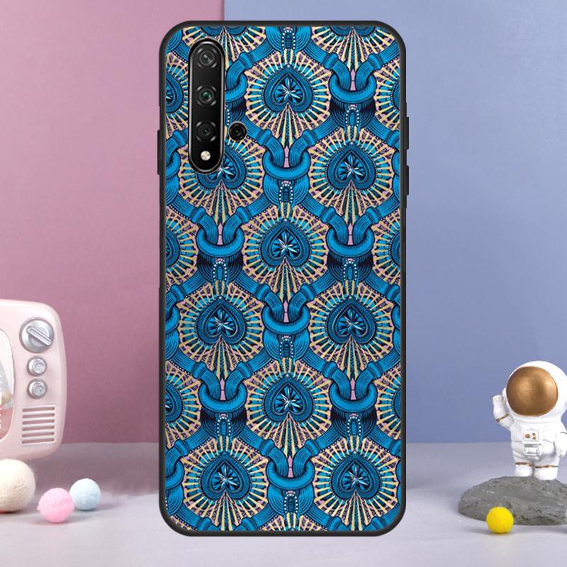 African Fabric Print For Huawei Nova 9 10 SE 3i 7i 8i 11i 12i Y60 Y61 Y70 Y72 Y73 Y90 Y91 P20 P30 P40 Lite Case