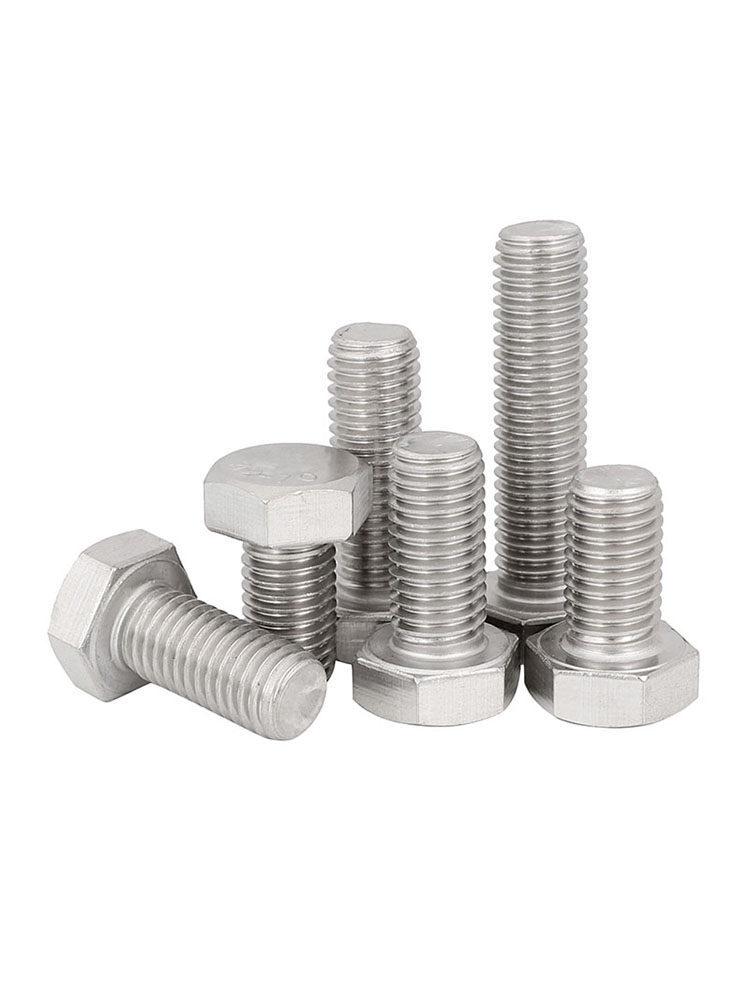 Threaded Stainless Steel Hex Head Bolts M3-M20