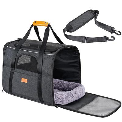 Portable Foldable Cat Backpack - Breathable, Single Shoulder, Large Capacity, Handheld Pet Carrier