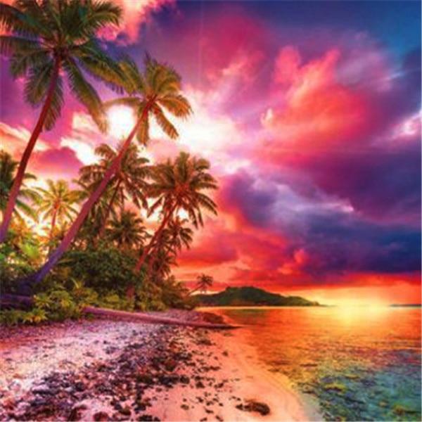 Diamond Painting Kit Flower Landscape 5D DIY Diamond Embroidery Sale Dandelion Pictures Of Rhinestones Handicraft