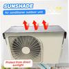 1/3pcs Durable AC Unit Cover Weather-proof Air Conditioner Shield Energy-Saving Breathable Grille Outdoor AC Sunshade Protector
