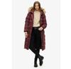 Пальто Женское Superdry Длинное Everest С Искусственным Мехом Jacket (W5011788A) Коричневый