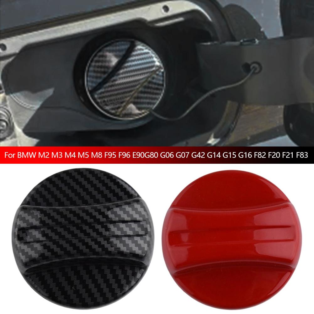 Carbon Fiber Tank Cover Fuel Tank Air Cap Trim For BMW G80 G06 G07 G42 G14 G15 G16 F82 F20 F21 F83 M2 M3 M4 M5 M8 F95 F96 E90