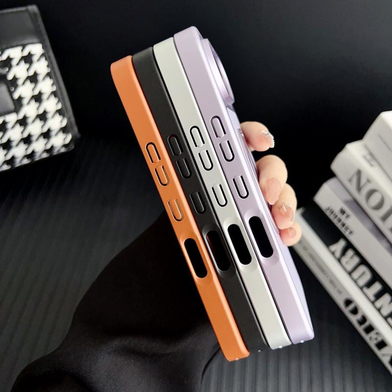 For Honor 500 Honor 500 Pro Case Litchi Grain Leather Strong Suction Metal Kickstand 360° Rotatable Spray Coating Hybrid Cover
