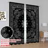 Set Of 2 Flat Printing Curtain Paisley Flower Bandana Digital Printed Polyester Drapes Birthday Party Perfect Holiday Made