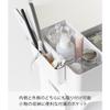 Yamazaki Nail Light & Gel Nail Supplies Storage Case White (W26 x D21 x H23.6cm) Tower