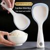 Silicone Stand-Up Rice Spoon - Heat Resistant, Non-Stick, Baby Food & Household Utensil