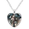GACHIAKUTA Halskette Glas Herzform Anhänger Halskette Gachiakuta Zeichentrickfigur Halskette Schmuck Dekoration Fans Sammeln Geschenk
