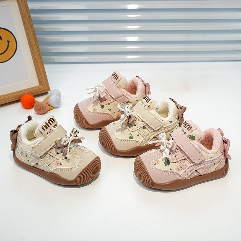 Baby Walking Shoes, Baby Shoes for Infants, Girls' Princess Shoes, Children's Cotton Shoes