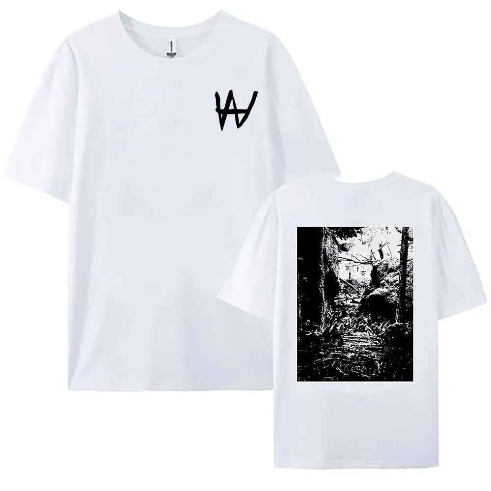 Alan Wake 2 Koszulka z nadrukiem Koszulki bawełniane z krótkim rękawem Streetwear Unisex Luźny codzienny T-shirt z okrągłym dekoltem Góra