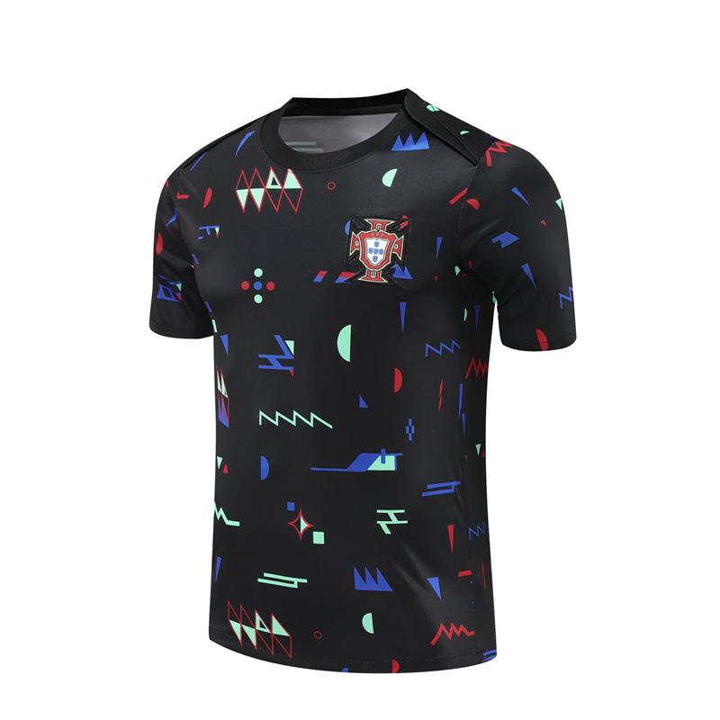 

Portugal Pre-match 2024-25 Warm-up Jersey & Shorts Set - Adult Football Training Kit Extra Extra Large