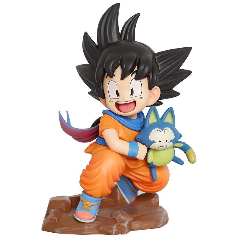 

10cm Anime Dragon Ball Z Figure Goku Figure Goku Embrace Pura PVC GK Figures Yamcha Anime Collectible Model Toys Gifts