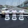 Bobble For Car Solar Dancing Cat Car Dashboard Ornaments Funny Decor For Auto Desk Office Home Vehicles Scooters Men Women