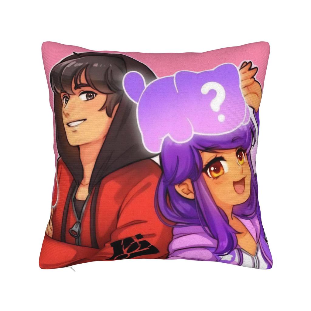 A-Aphmau Cartoon Pillow Cover Stuff Soft Cushion Cover Decorative  Throw Pillow Case Cover Home Multiple Sizes