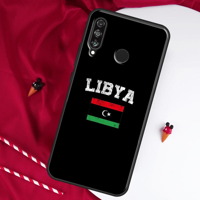 Libya Flag For Huawei Nova Y61 Y70 Y90 Y60 Y72 Y91 12s 12i 11i 7i 8i 9 10 SE P60 Pro P30 P40 Lite Case