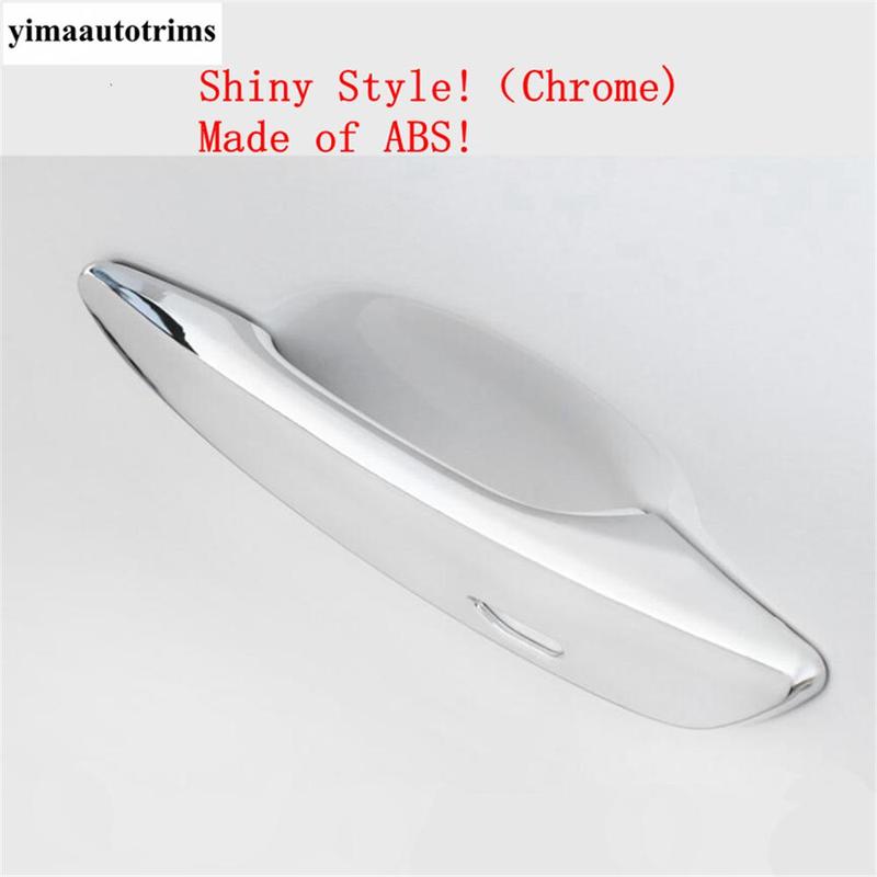 For Mazda 3  - 2025 Car Door Handle Decoration Protection Cover Trim ABS Chrome / Carbon Fiber Look Accessories Exterior Kit
