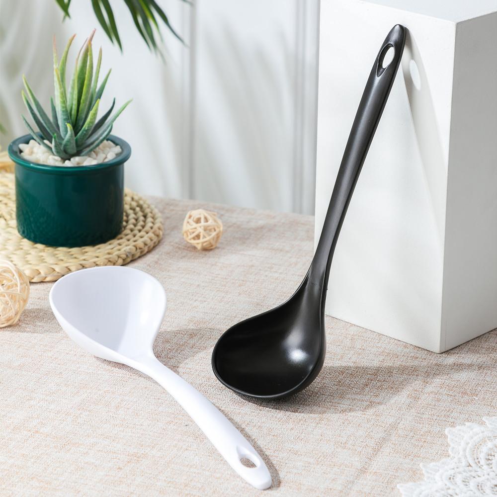 Thickened Large Spoon Household Long-handled Porridge Spoon Plastic Soup Spoon Pot Spoon Porridge Spoon Kitchen Supplies