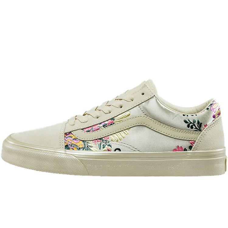 

Сатиновые женские кроссовки Vans Old Skool Festival золотисто-черные VN0A38G1UND