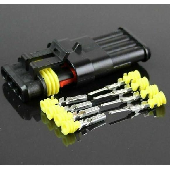 Boat Motorcycle ATV Electrical Wire Connector Terminal Plug 4/3/2 Pin IP68 15KIT