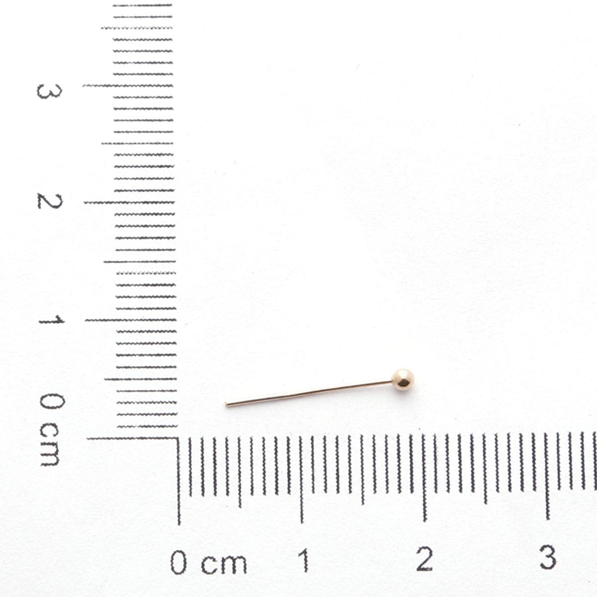 

16 мм Иглы-гвоздики с шариком Материалы для изготовления украшений DIY Аксессуары Ожерелье Браслет Серьги 16MM 100pcs золотистый