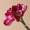 4 Bundles Artificial Phalaenopsis Flower Real Touch Large Fake Orchids Flowers Stem for Vase Home Wedding Party Decor
