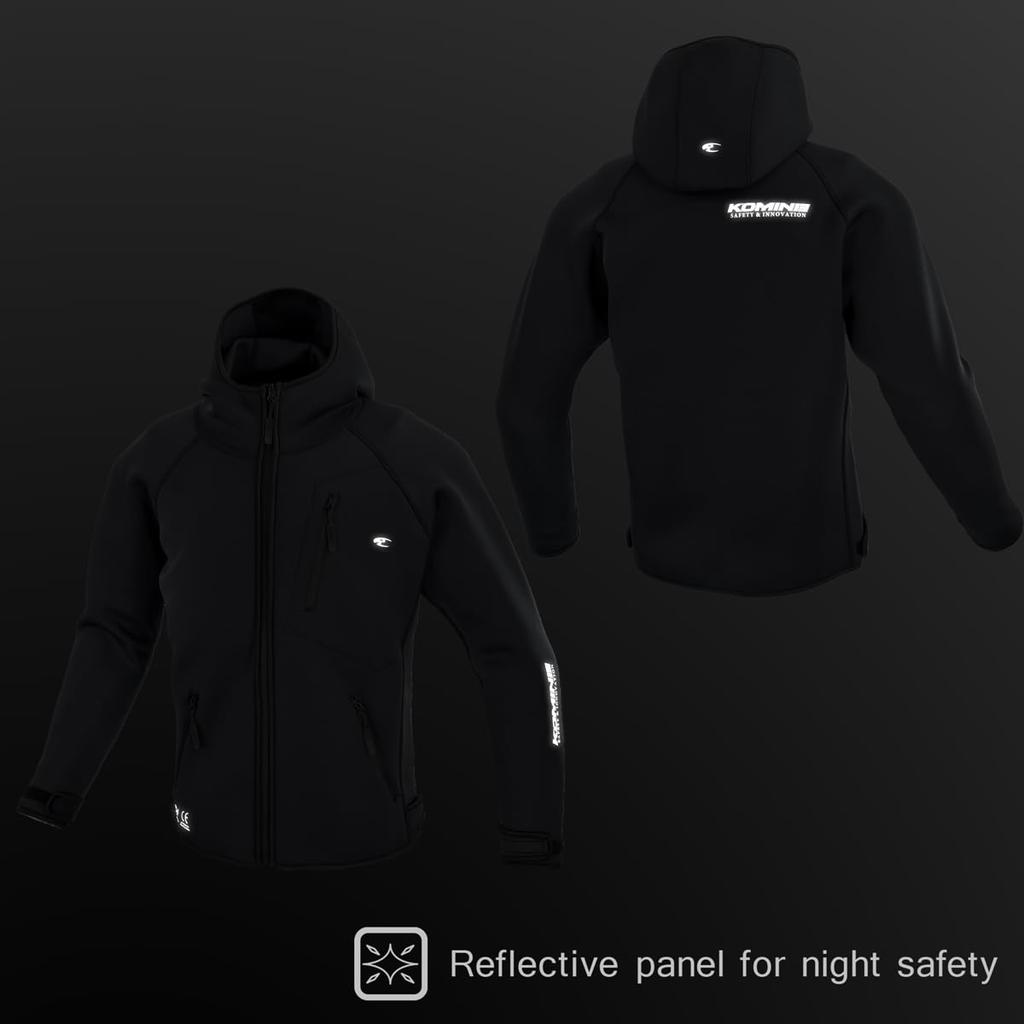 Chaqueta de moto Negra M [KOMINE] 07-632