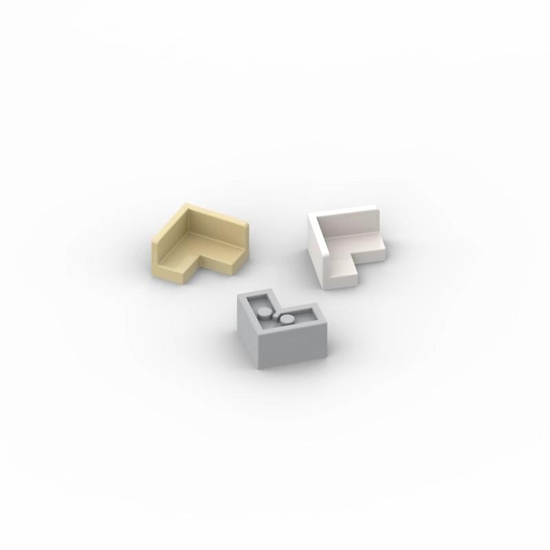 50pcs MOC assemblaggi compatibili particelle 91501 pannello 2x2x1 angolo giocattoli educativi fai-da-te Construction Bricks parti