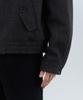 Musinsa Standard Wool Blend Herringbone Harrington Jacket [Dark Grey]