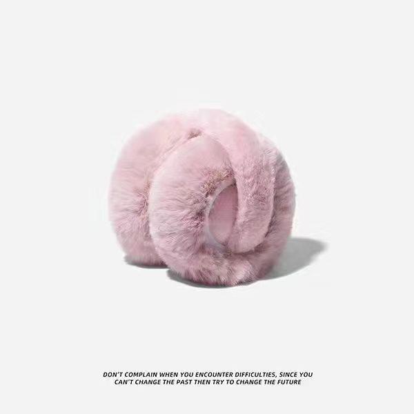 Women's Winter White Plush Windproof Ear Muffs - Warm, Cold-Proof, Velvet-Lined, Anti-Freeze.