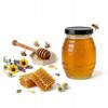 Glazen pot UL180 ml voor honing jam kruiden cadeau diy decoratieve pot