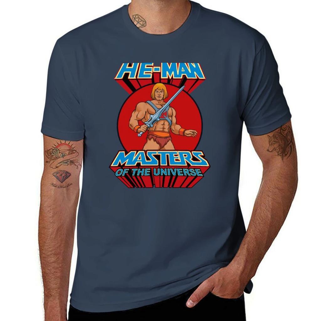 He-Man Wysoka Rozdzielczość Grafika T-shirt koszulki męskie bawełna 100% T-shirt