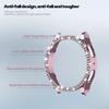 Dvojitý diamantový kryt pro Samsung Galaxy Watch 6 40mm 44mm Bling PC Dutý rám Ochranný pro Galaxy Watch 6 Kryt Příslušenství