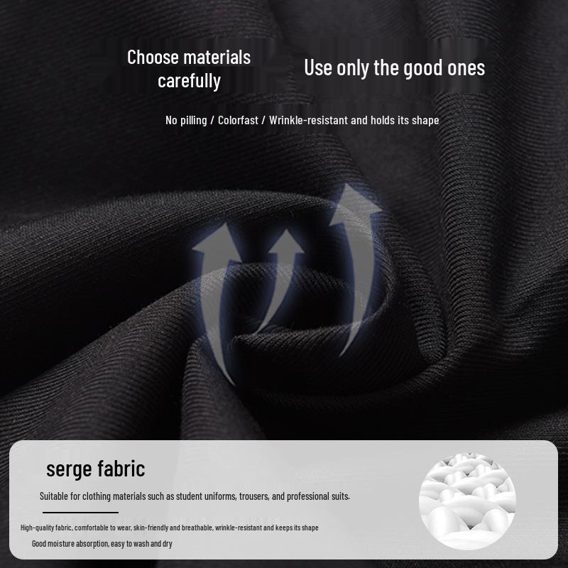 Navy Blue Boys' Velvet-Lined School Uniform and Performance Pants