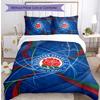 Blackburn Rovers Football Printed 3 Pieces Bedding Set, Comfortable Skin Friendly Bedroom Duvet Cover Set
