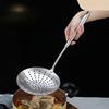 Large Size 304 Stainless Steel Skimmer Spoon Long Handle Strainer Spoon for Noodles Frying Home Kitchen Cooking Utensils6