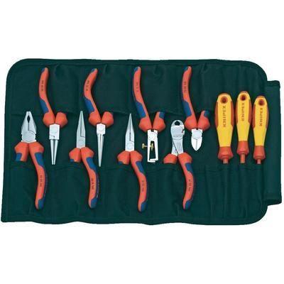 Sacoche à outils enroulable pour électrotechnicien et télétechnicien - KNIPEX - 00 19 - 11 pièces